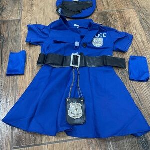 Kids Police Officer Costume - Blue